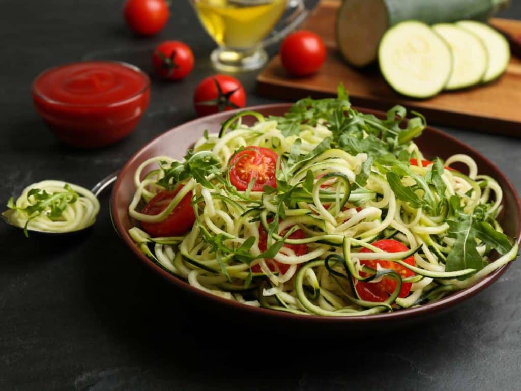 Zucchini Noodles Salad