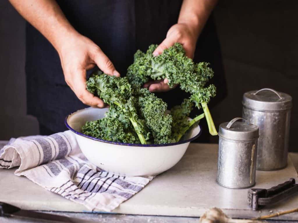 kale stems