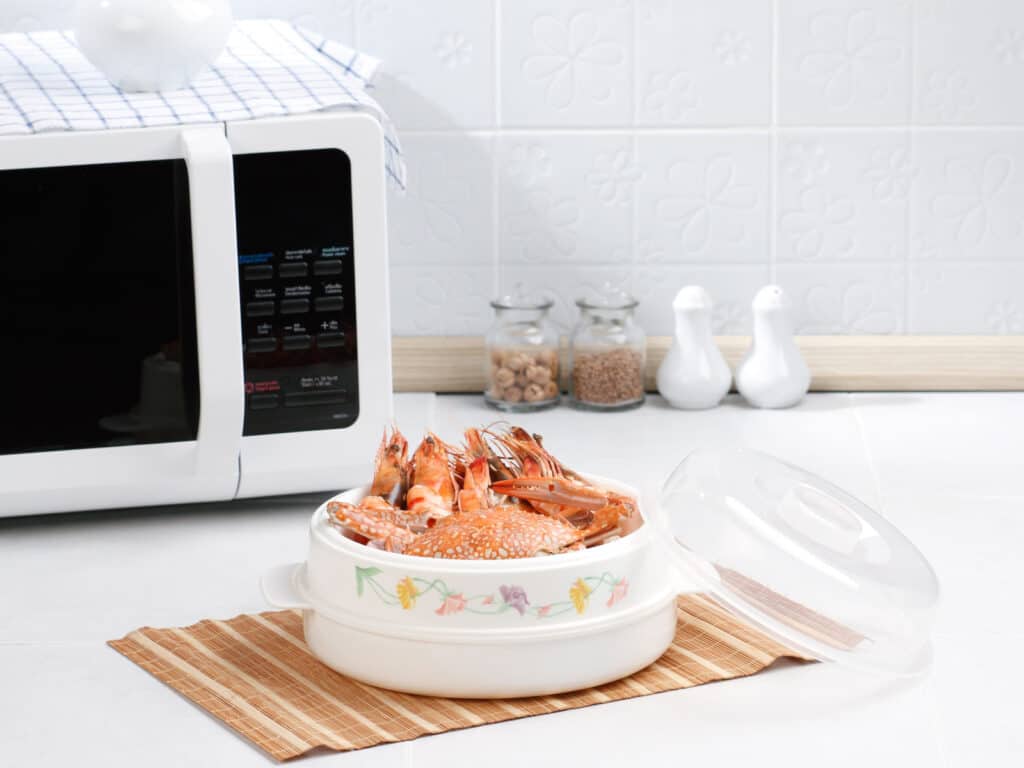 microwave shrimp