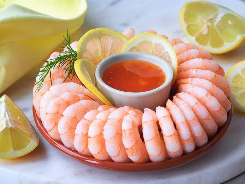 cooked shrimp